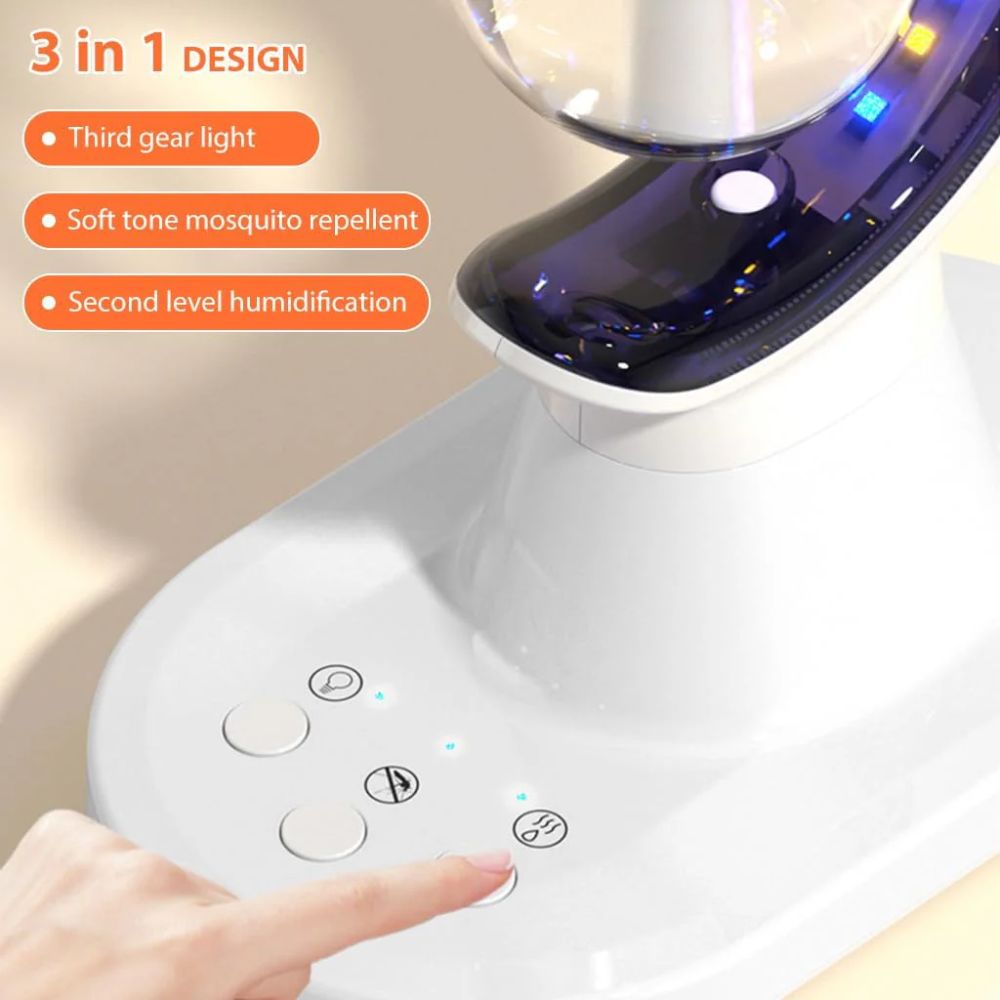Mosquito Repelled Lamp 3-in-1 Electric Mosquito Killer Humidifier