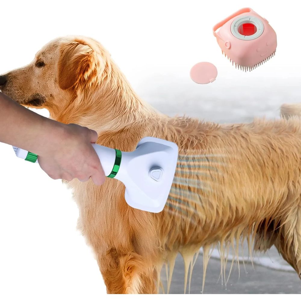 Adjustable 3 Temperatures Setting 4 Functions Cat Comb Dog Hair brush
