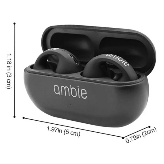 Ambie Sound Earcuffs Pro Wireless Earbuds, Bluetooth Earring Earphones