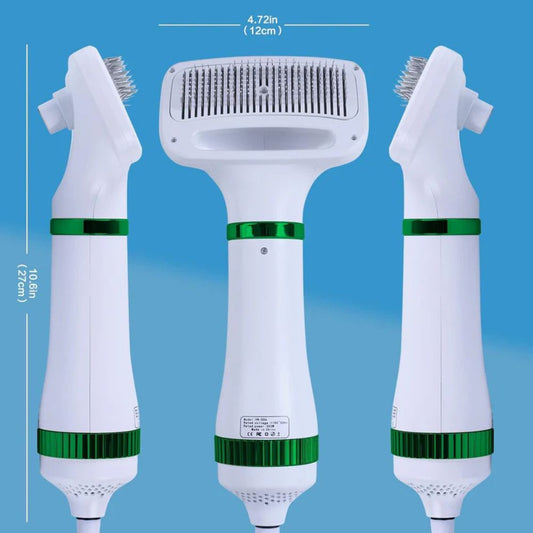 Adjustable 3 Temperatures Setting 4 Functions Cat Comb Dog Hair brush
