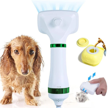 Adjustable 3 Temperatures Setting 4 Functions Cat Comb Dog Hair brush